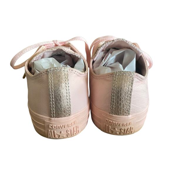 Converse Chuck Taylor Sneakers Pink Leather Rose Gold Women’s 8 / Men’s 6 - Picture 6 of 9